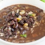 black beans in a bowl