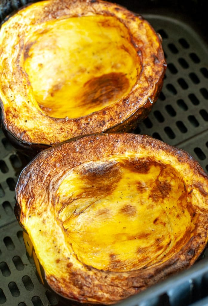 roasted acorn squash in air fryer