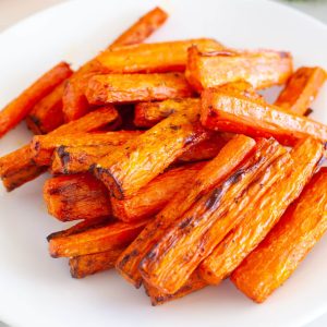 Roasted Carrots on a plate