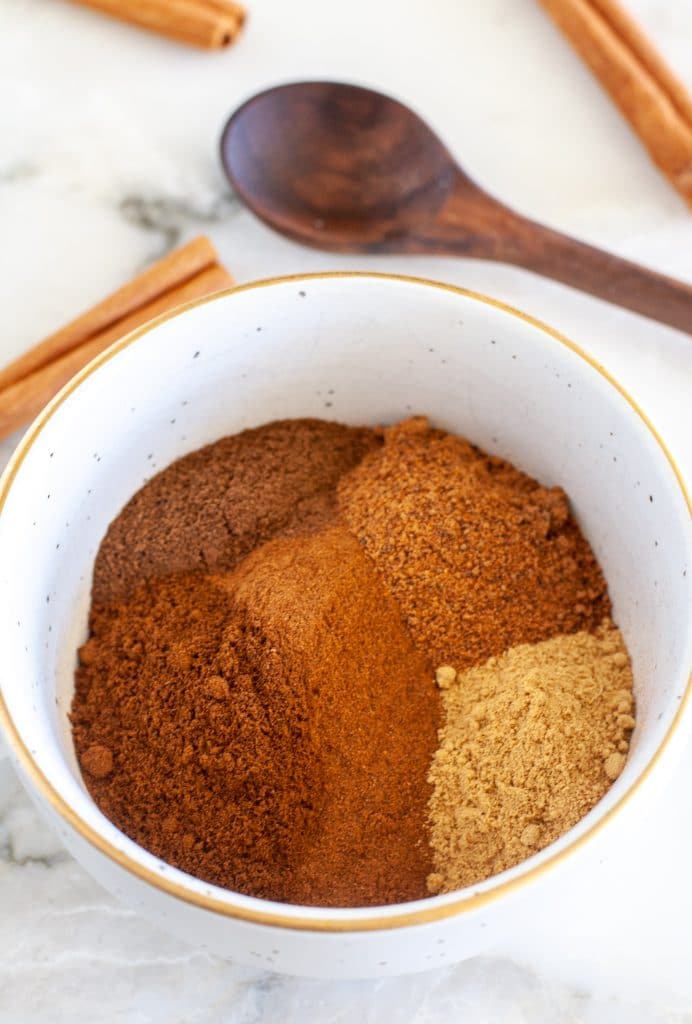 pumpkin pie spices in a bowl