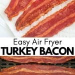 Bacon on paper towel