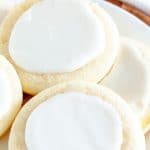 sugar cookies on a plate