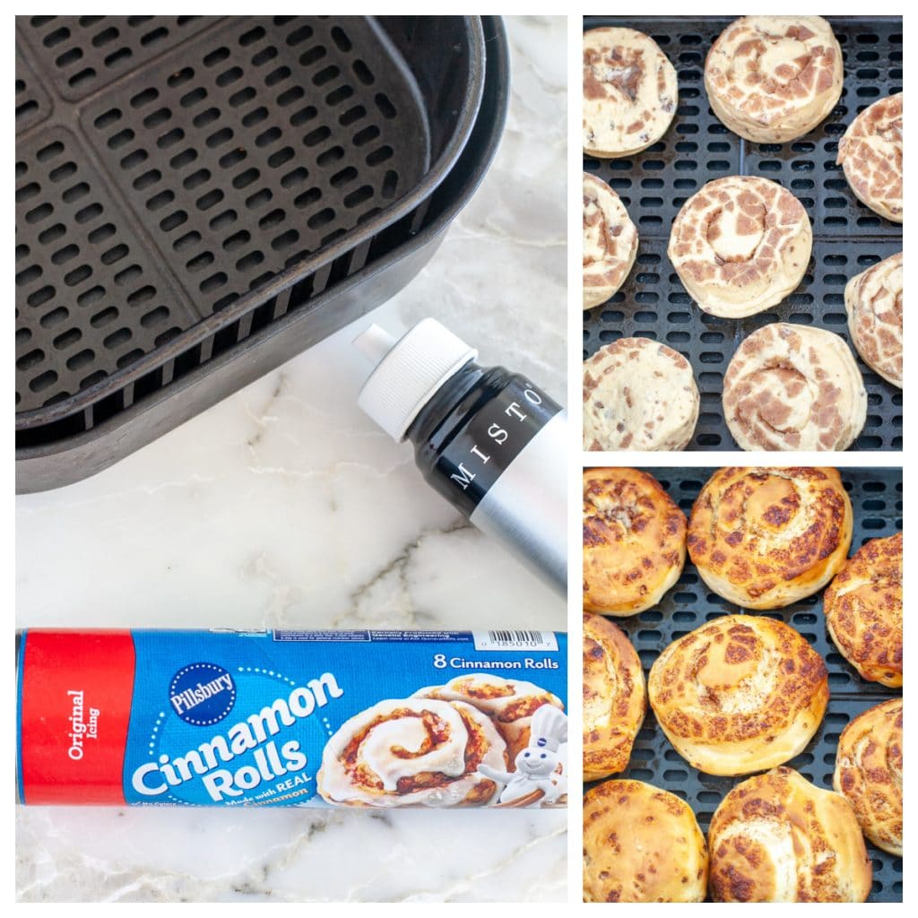 Pillsbury cinnamon rolls in air fryer