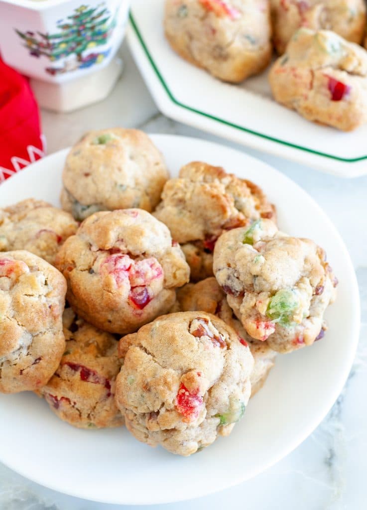 Christmas cookies on a plate