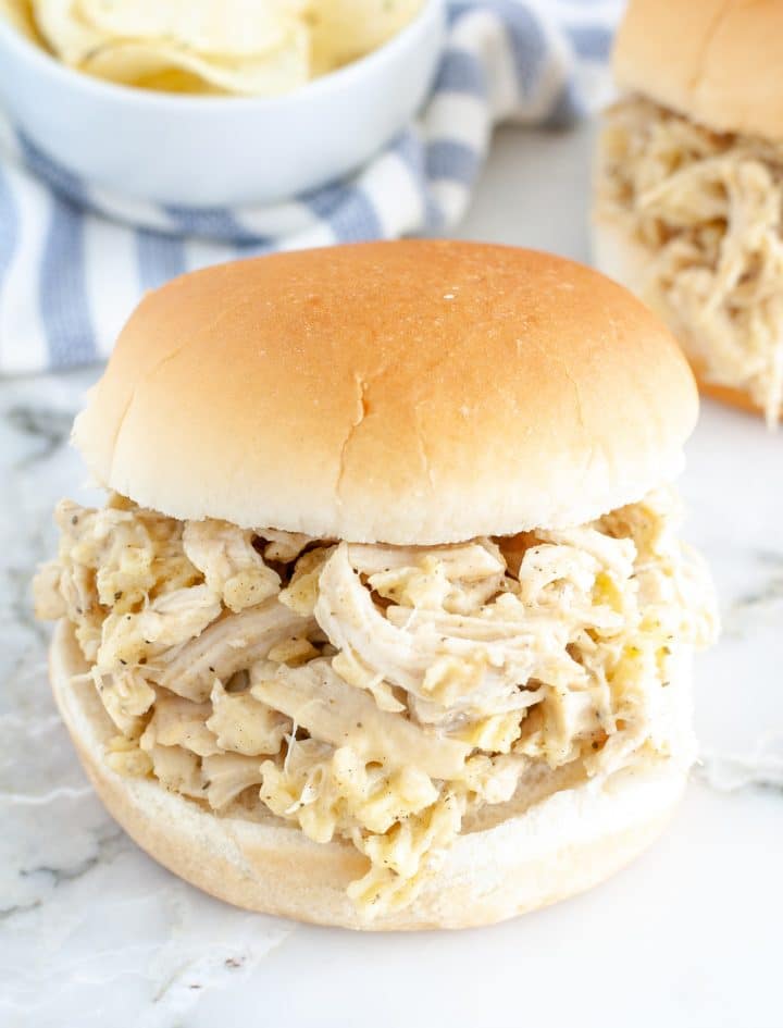 Shredded Chicken Sandwich Food Lovin Family