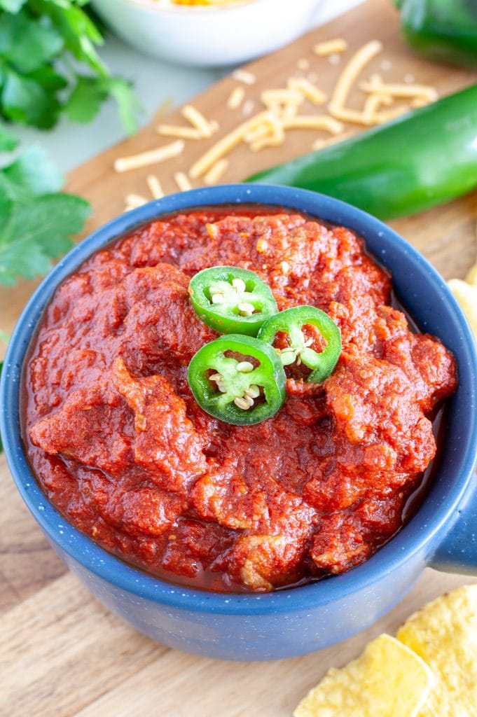 Bowl of chili. 