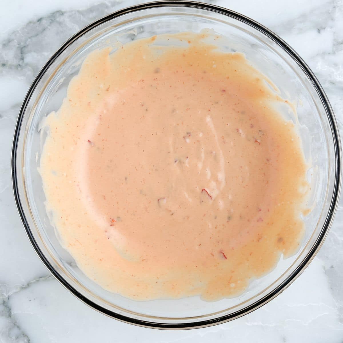 Bowl of boom boom sauce.