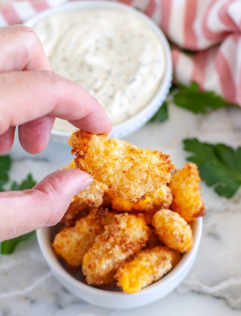 Air Fryer Cheese Curds - Food Lovin Family