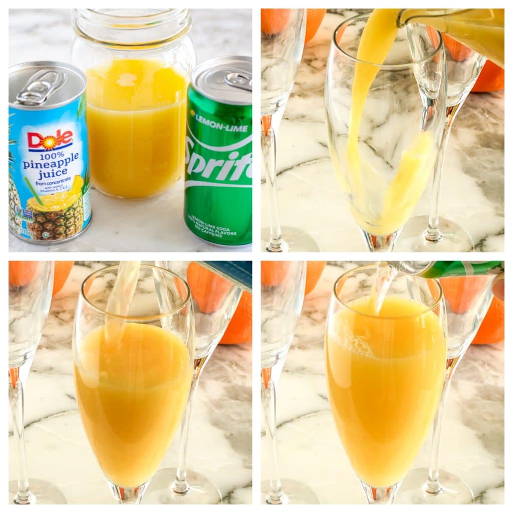 Non Alcoholic Mimosa Mocktail - The Mindful Mocktail