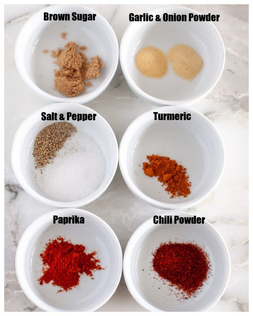 Seasonings in a bowl. 