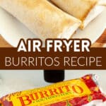 Plate of burritos.