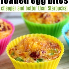 Egg muffins on plate.