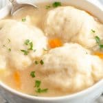 Dumplings in a bowl.