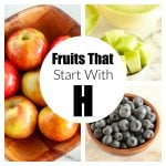 Apples, honeydew, and blueberries.