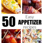 Peppers, bacon wrapped hot dogs, vegetable wraps.