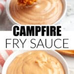 A bowl of Red Robin Campfire sauce.