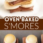 Smore's on a plate.