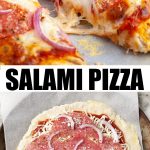 Pizza on a pizza pan.