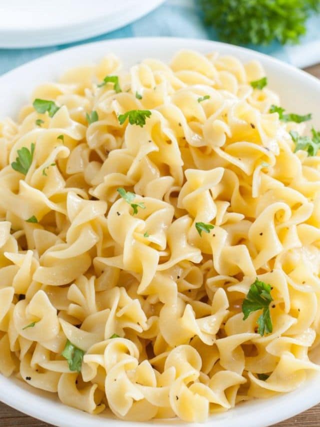 Buttered Egg Noodles Recipe Food Lovin Family