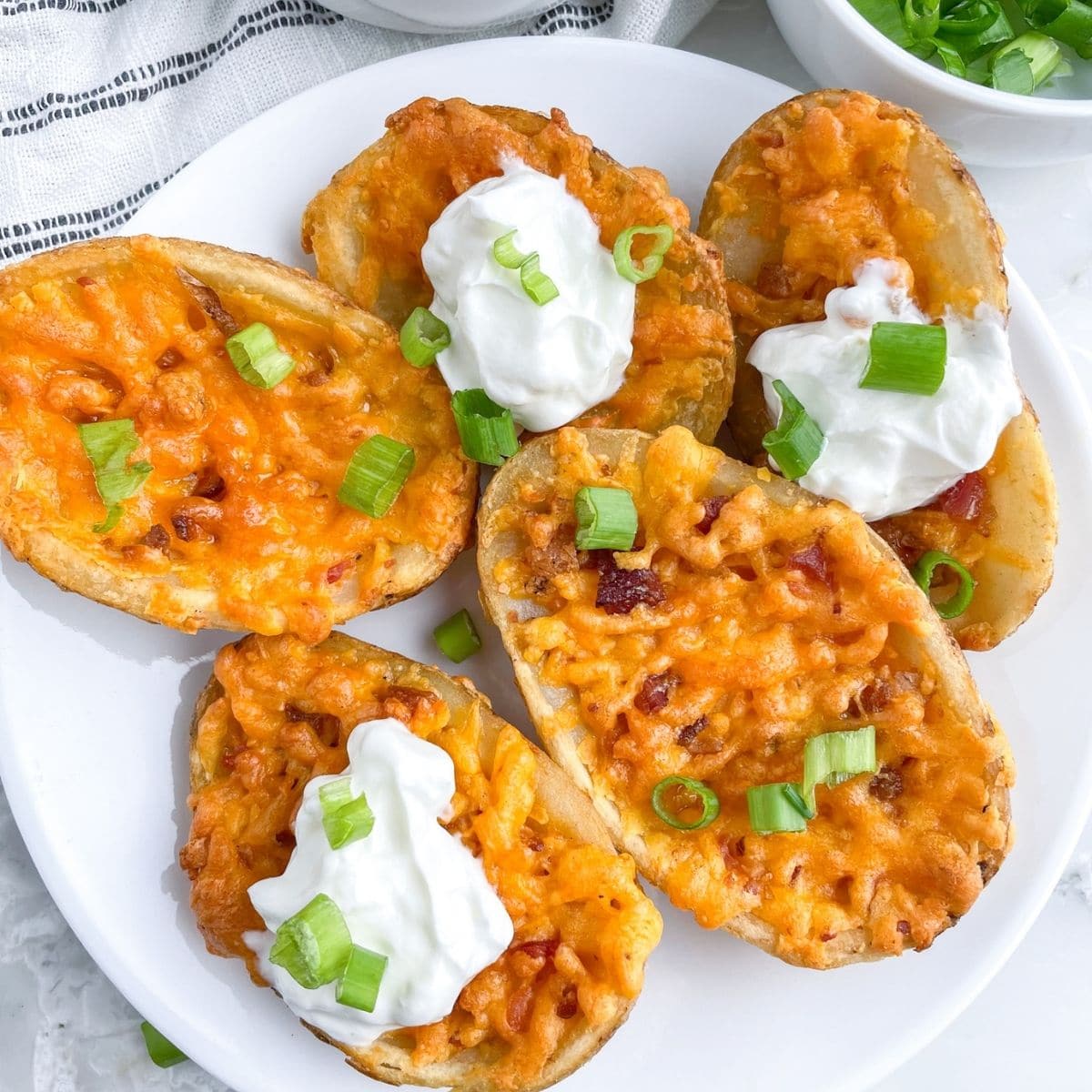 Frozen Potato Skins In Air Fyrer