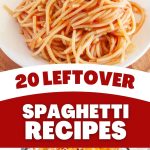 Plate of spaghetti.