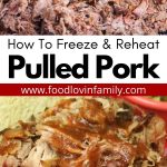 Pulled pork and a pork sandwich.