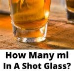 Different sized shot glasses.