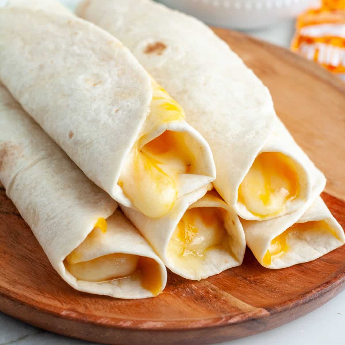 Copycat Taco Bell Cheesy Roll Ups