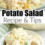 Potato salad in a bowl.