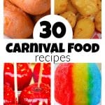Corn dogs, fried cheese, candy apples, and snow cones.