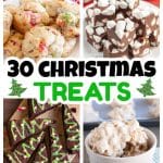 Cookies, fudge, tree brownies, and avalanch cookies.