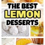 Lemon cake, lemon cookies, lemon muffins.