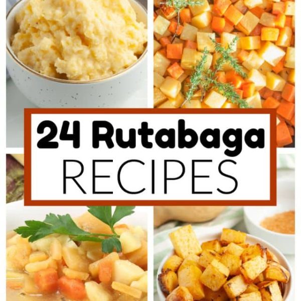 Mashed rutabaga, roasted rutabaga, and stew.