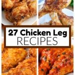 Chicken legs on a plate.
