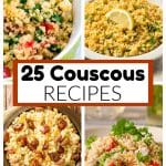 Couscous salad, lemon couscous, breakfast couscous.