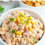 Bowl of corn dip.