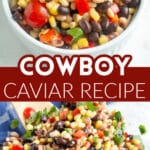 Bowl of corn and bean Texas caviar.