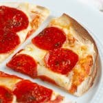 Slice of pizza.