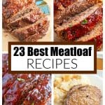 Sliced meatloaf.