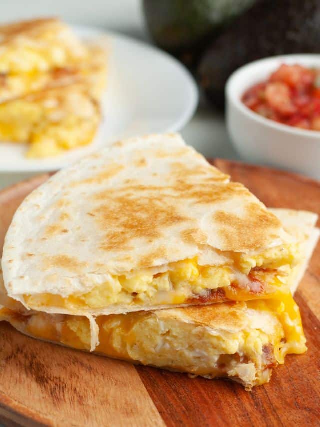 Breakfast Quesadilla Recipe Food Lovin Family