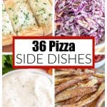 Garlic bread, slaw, ranch, fries.