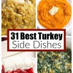 Stuffing, sweet potatoes, cranberry, spinach.