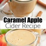 Mug with apple cider.