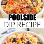 Bowl of poolside dip.