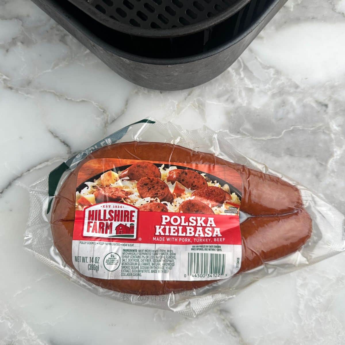 Package of kielbasa.