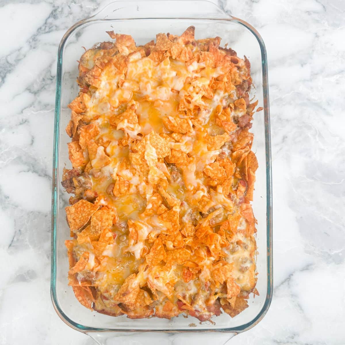 Baked Doritos casserole.