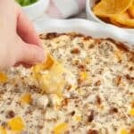 Chip dipping into Hissy Fit dip.