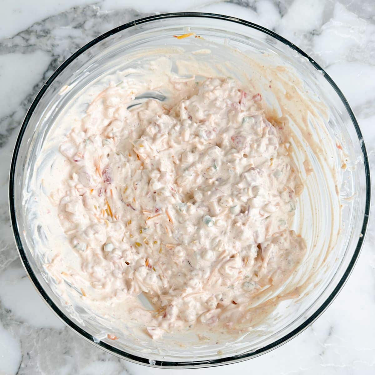 Bowl of fiesta ranch dip. 