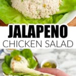 Jalapeno chicken salad sandwich.