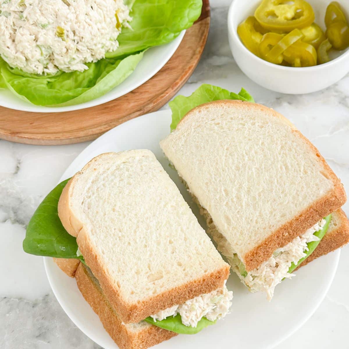 Chicken salad sandwich.